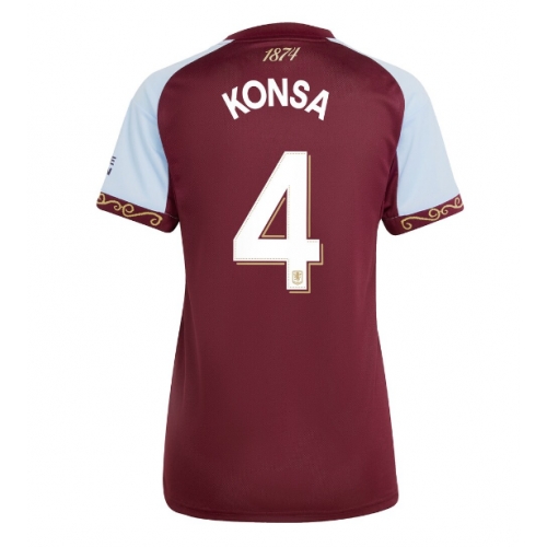Billige Fotballdrakt Aston Villa Ezri Konsa #4 Replika Hjemmedrakt Dame 2025-26 Kortermet Billige Fotballdrakt Aston Villa Ezri Konsa #4 Replika Hjemmedrakt Dame 2025-26 Kortermet